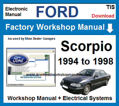 Ford Scorpio Workshop Service Repair Manual